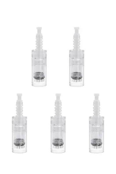 9 Pin Dermapen Iğnesi 5 Adet Mym N2 A6 M5 M7 E30 Modelleri Için Soketli Model Dermapen Iğnesi