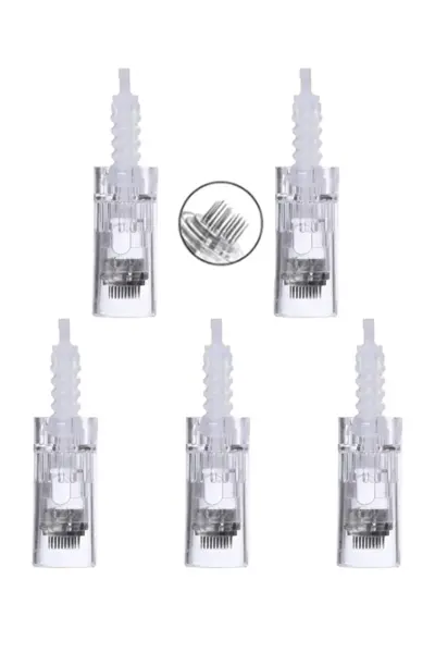 Dermapen Iğnesi 36 Pin 5 Adet Mym N2 A6 M5 M7 E30 Modelleri Için Soketli Model Dermapen Iğnesi