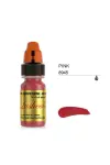 Pink Kalıcı Makyaj Dudak Boyası Pembe Yüksek Pigmentli Kalıcı Makyaj Boyası 8ml