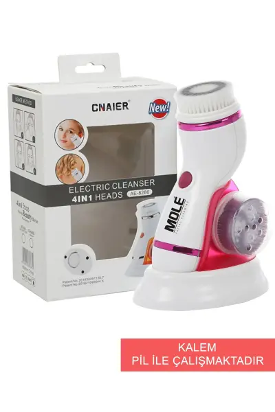 Yüz Temizleme Masaj Cihazı Firmatör Cihazı Pilli Cilt Bakım Cihazı Aa Pille Çalışır